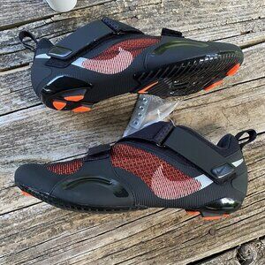 Nike SuperRep Cycle Indoor Cycling Shoes Mens Size 7.5 / Womens Sz 9 / Black Red